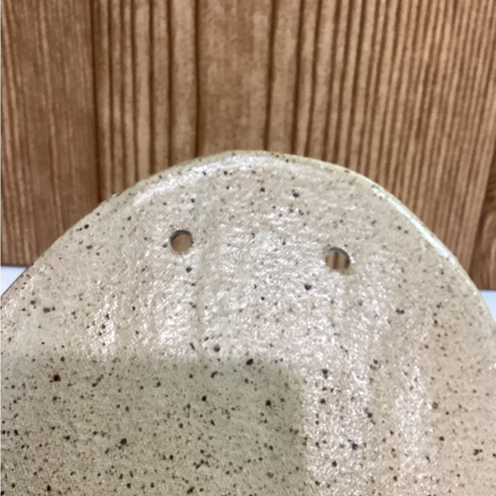 Hobbyist Pottery Seashell Wall Pocket 10x6.5